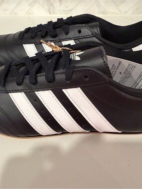 adidas Black and White Low-Profile Sneaker